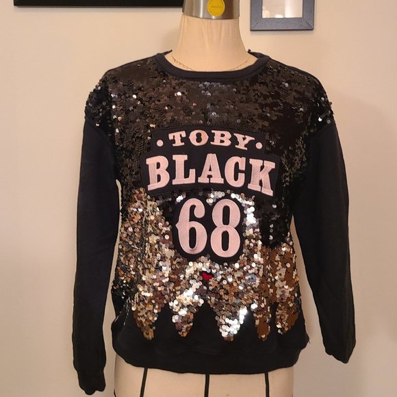TOBY BLACK TOP Size SM - Picture 1 of 5
